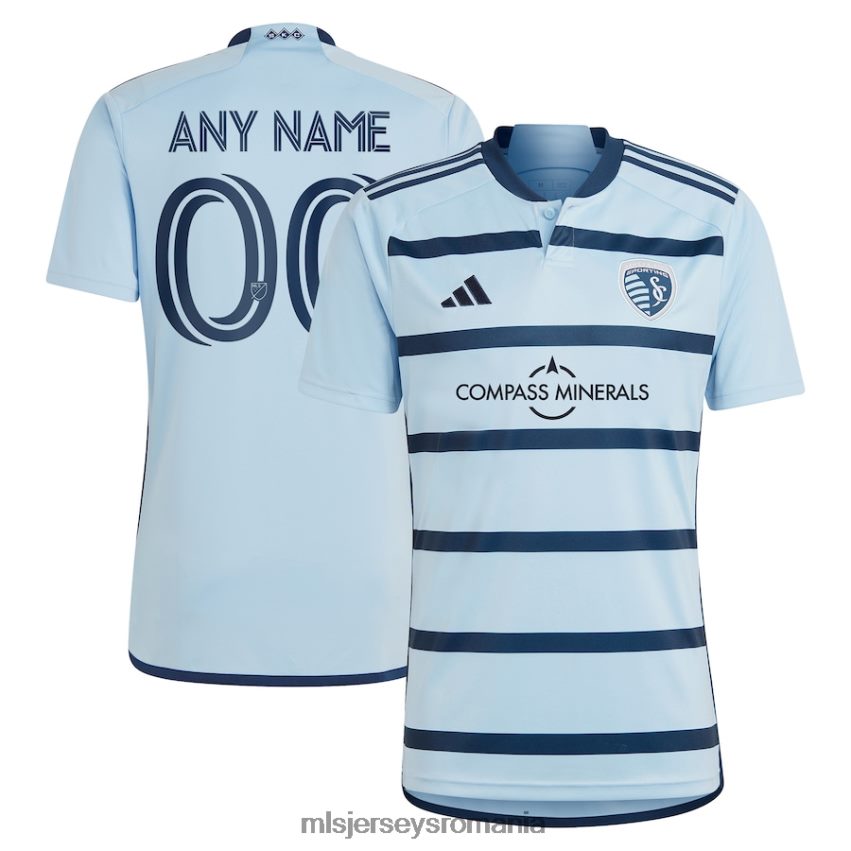 MLS Jerseys tricoubărbați sporting kansas city adidas albastru deschis 2023 hoops 4.0 replica tricou personalizat 6R82NH186