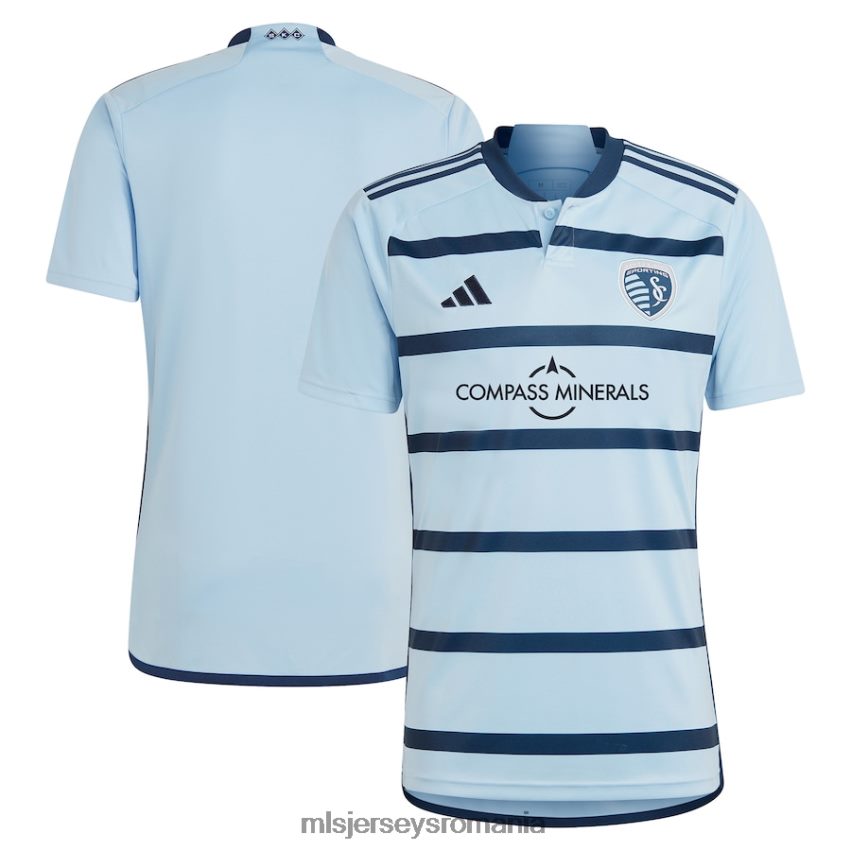 MLS Jerseys tricoubărbați sporting kansas city adidas albastru deschis 2023 hoops 4.0 tricou replica 6R82NH218