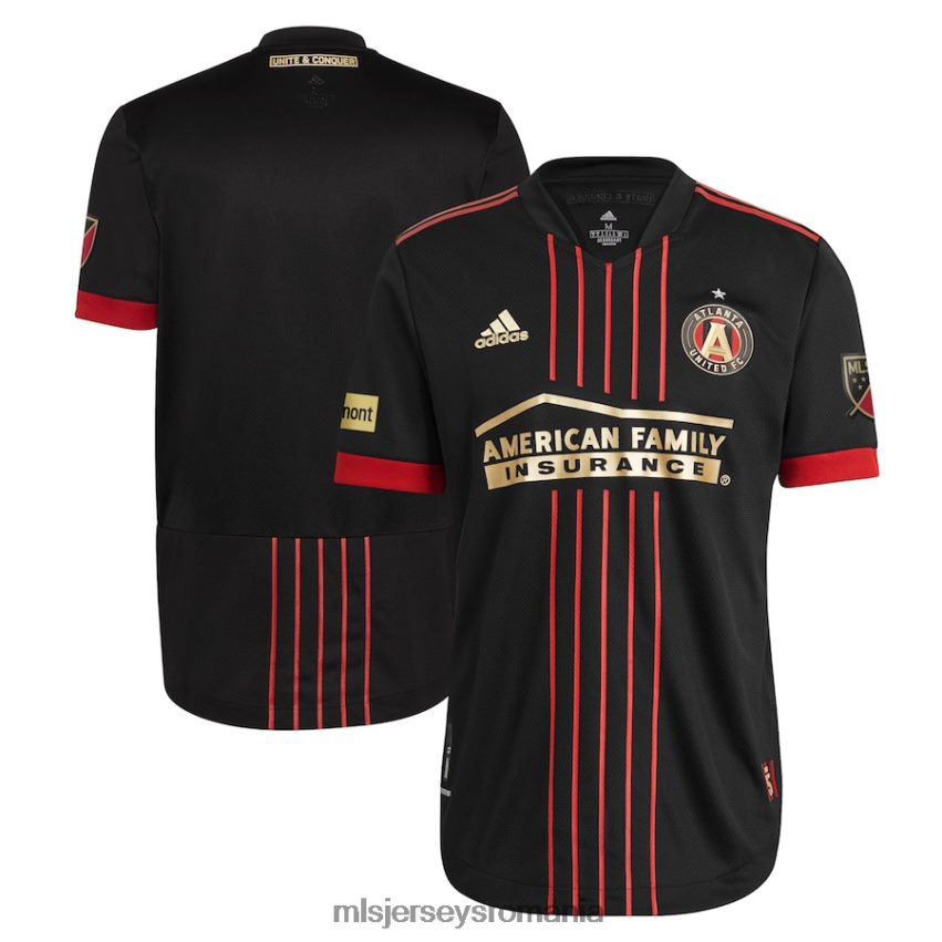 MLS Jerseys tricoubărbați atlanta united fc adidas negru 2021 the blvck kit tricou autentic 6R82NH16