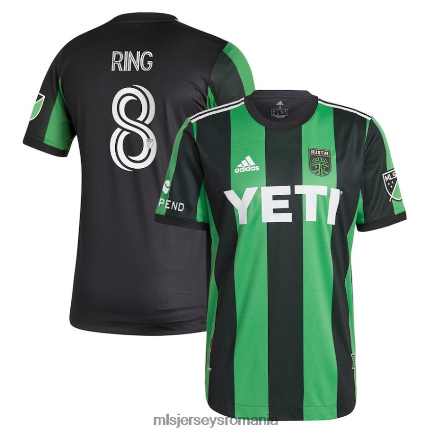 MLS Jerseys tricoubărbați austin fc alexander ring adidas negru 2021 tricou primar autentic 6R82NH530