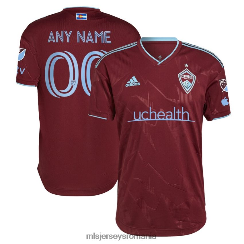 MLS Jerseys tricoubărbați Tricou personalizat autentic de club colorado rapids adidas burgundy 2023 6R82NH1520