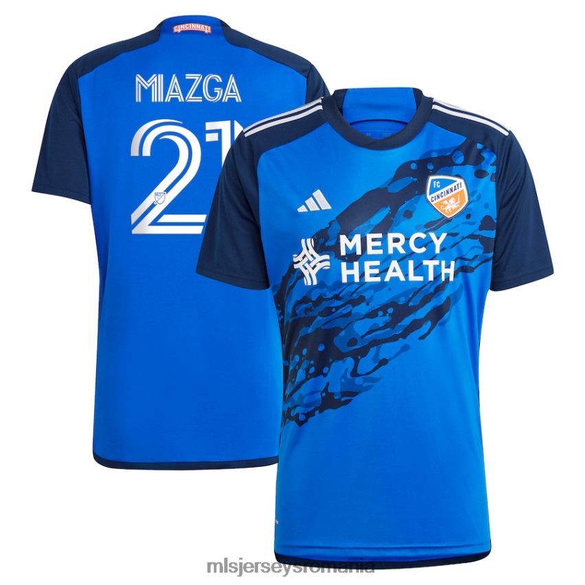 MLS Jerseys tricoubărbați fc cincinnati matt miazga adidas blue 2023 river kit replica tricou 6R82NH533