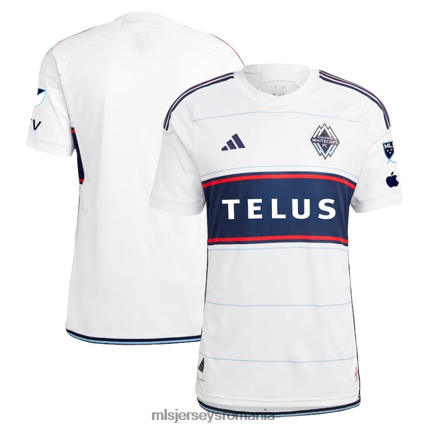 MLS Jerseys tricoubărbați vancouver whitecaps fc adidas alb 2023 bloodlines tricou autentic 6R82NH527