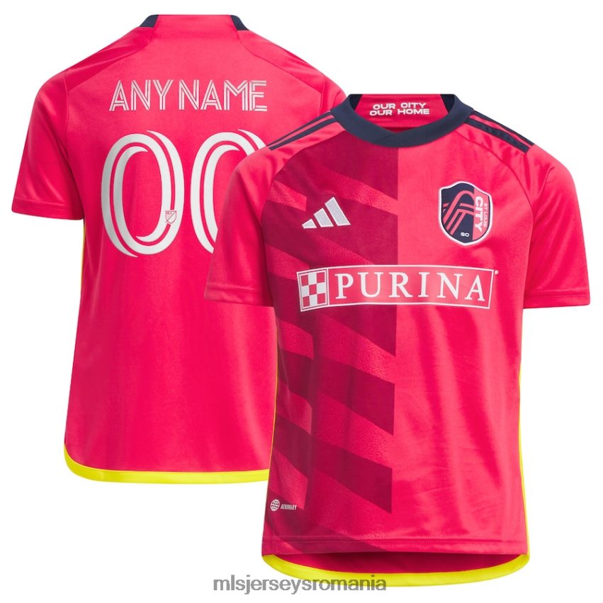 MLS Jerseys tricoucopii Sf. louis city sc adidas red 2023 city kit replica tricou personalizat 6R82NH56