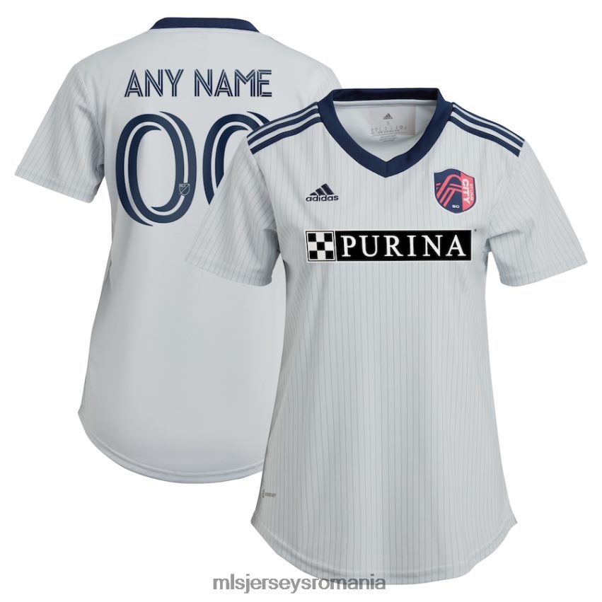 MLS Jerseys tricoufemei Sf. louis city sc adidas gri 2023 the spirit kit replica tricou personalizat 6R82NH272