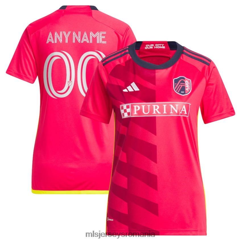 MLS Jerseys tricoufemei Sf. louis city sc adidas red 2023 city kit replica tricou personalizat 6R82NH139