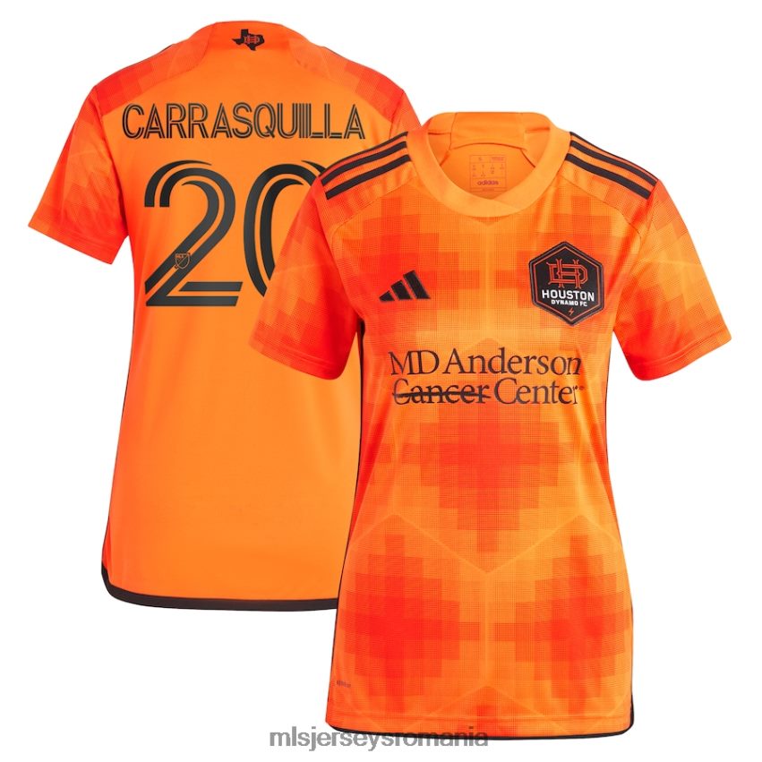MLS Jerseys tricoufemei Houston Dynamo Fc Adalberto Carrasquilla tricoul adidas portocaliu 2023 el sol replica 6R82NH1039