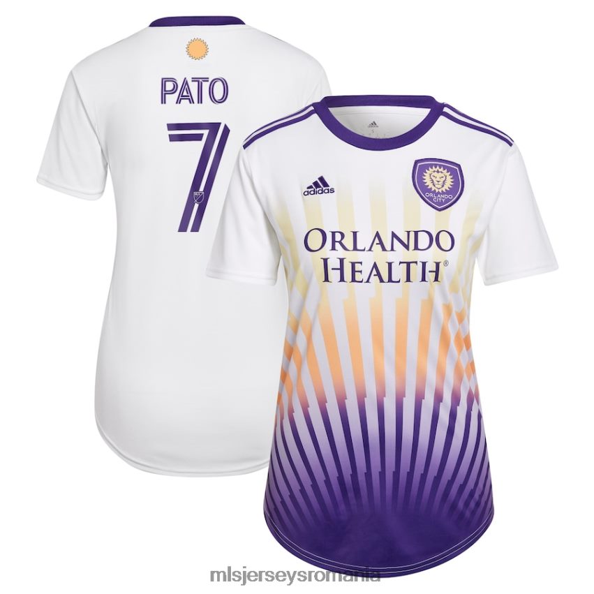 MLS Jerseys tricoufemei orlando city sc alexandre pato adidas alb 2022 the sunshine kit replica tricou de jucător 6R82NH1328