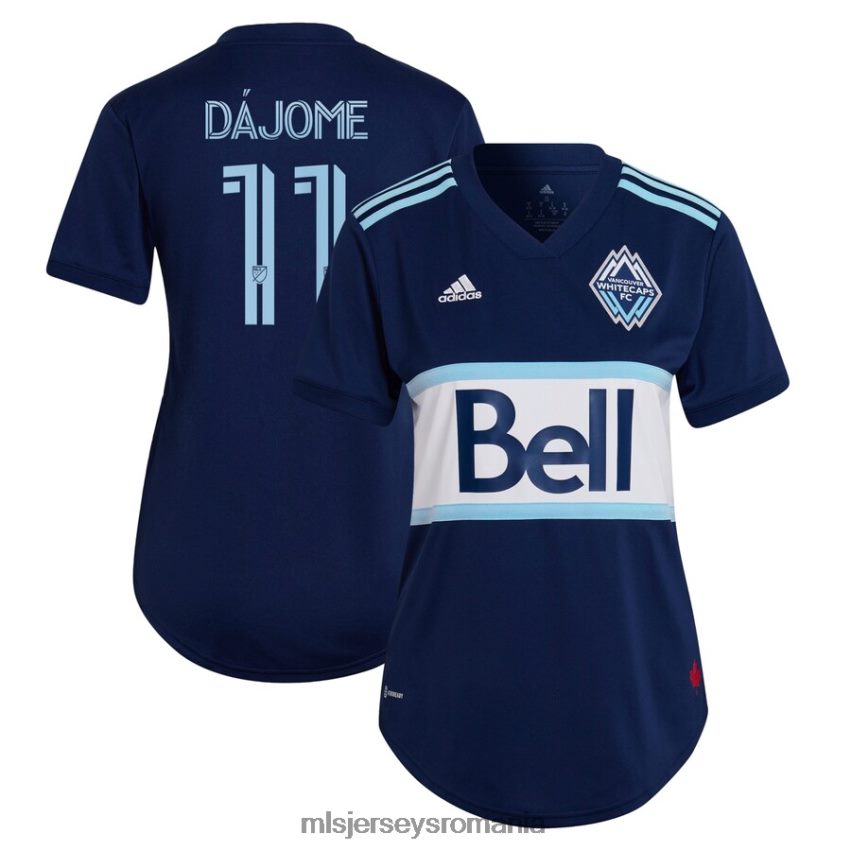 MLS Jerseys tricoufemei vancouver whitecaps fc cristian dajome adidas albastru 2022 the hoop & this city replica player tricou 6R82NH1330